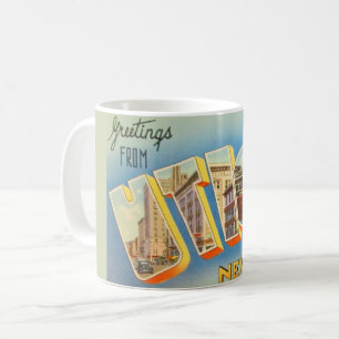 Café Caneca de Boas-Vindas Retro Utica Nova York