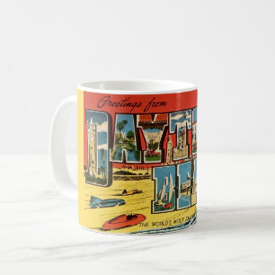 Café Caneca de Boas-Vindas Vintage de Daytona Beach Fló