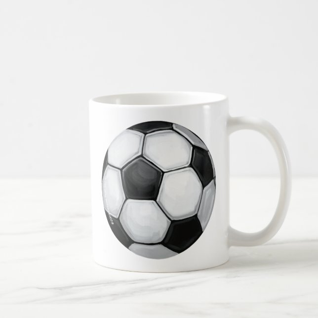 Café Caneca de Bolas de Futebol (Direita)
