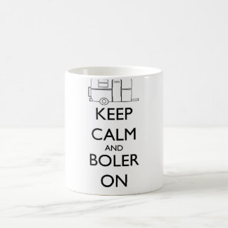 Café Caneca de Boler - mantenha a calma e o Boler sobre