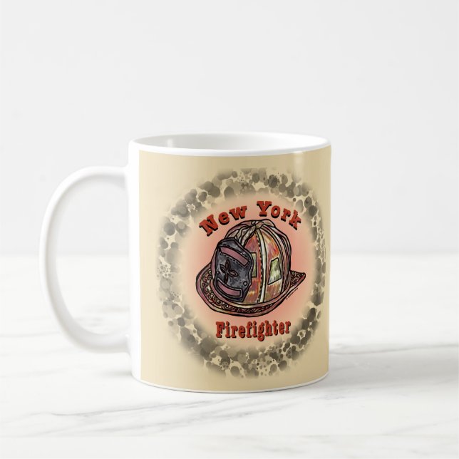 Café Caneca de Bombeiro de Nova York (Esquerda)