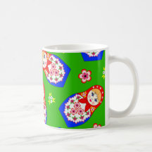 Caneca de boneca russa