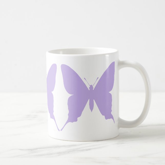 Café Caneca de Borboletas Bonitas (Direita)