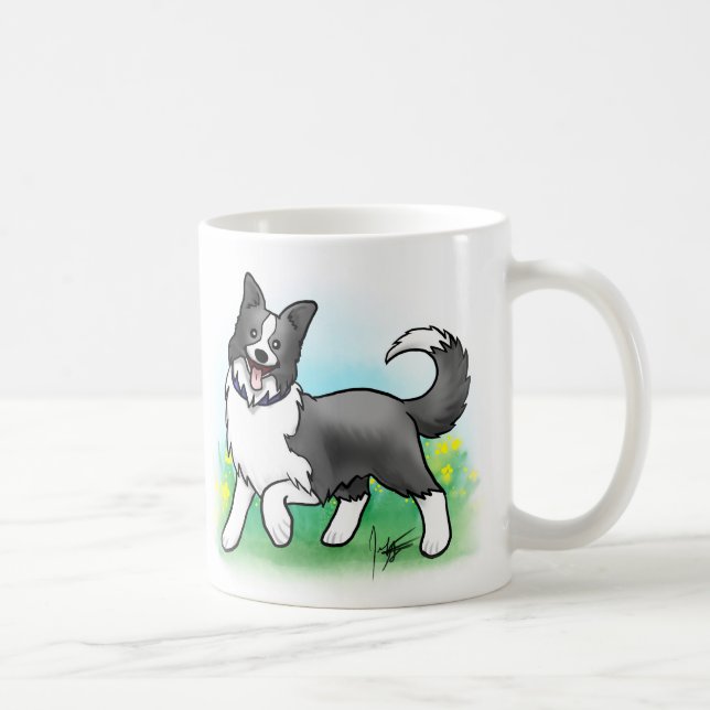 Café Caneca de border collie (Direita)