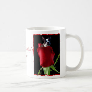 Café Caneca de Boston Terrier do feliz dia dos