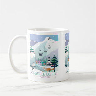 Café Caneca de Botão Crestada