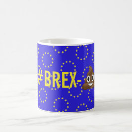 Café caneca de Brexit do "#Brex-💩"