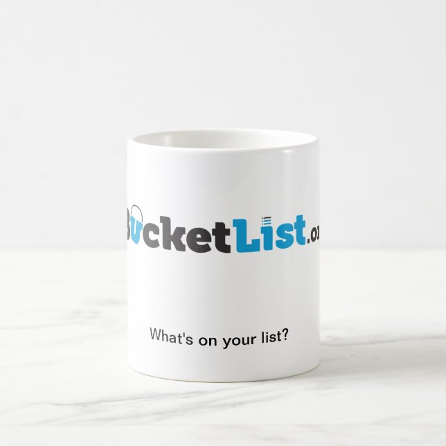 Café caneca de BucketList.org (Centro)