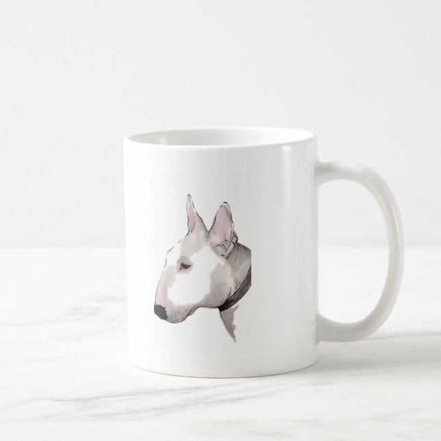 Café caneca de bull terrier do inglês (Direita)