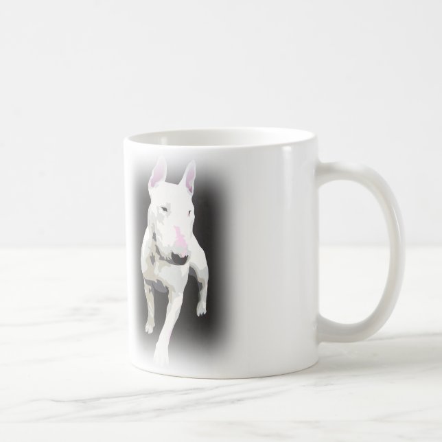 Café caneca de bull terrier do inglês (Direita)