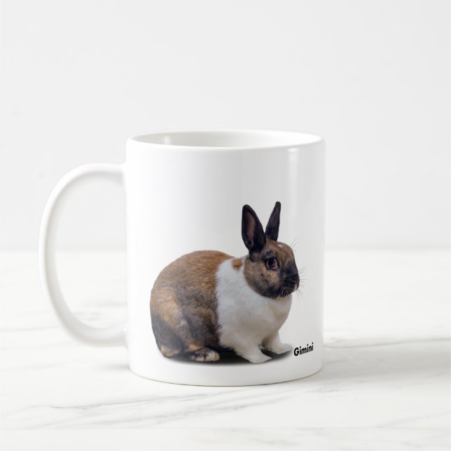 Café Caneca de BunnyLuv que caracteriza Gimini (Esquerda)