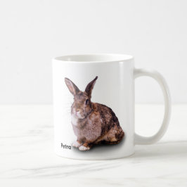 Café Caneca de BunnyLuv que caracteriza PETRA