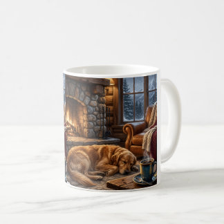 Café Caneca de Cabine do Retriever Dourado de Luxo