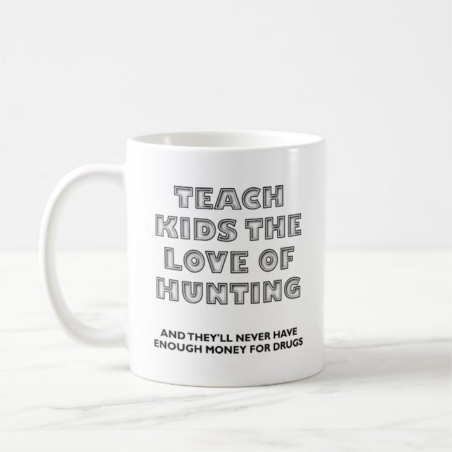 Café Caneca de Caça Divertida para Crianças (Esquerda)