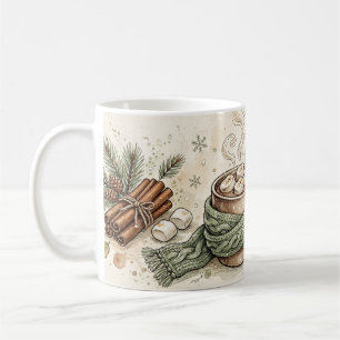 Café Caneca de Cacau Aconchegante