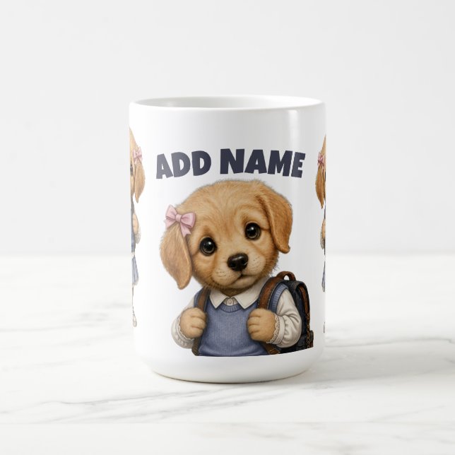 Café Caneca de cachorrinho Labrador charmoso (Centro)