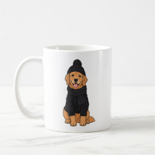 Café Caneca de Cachorro de Inverno Cozy Dog Mom Inverno