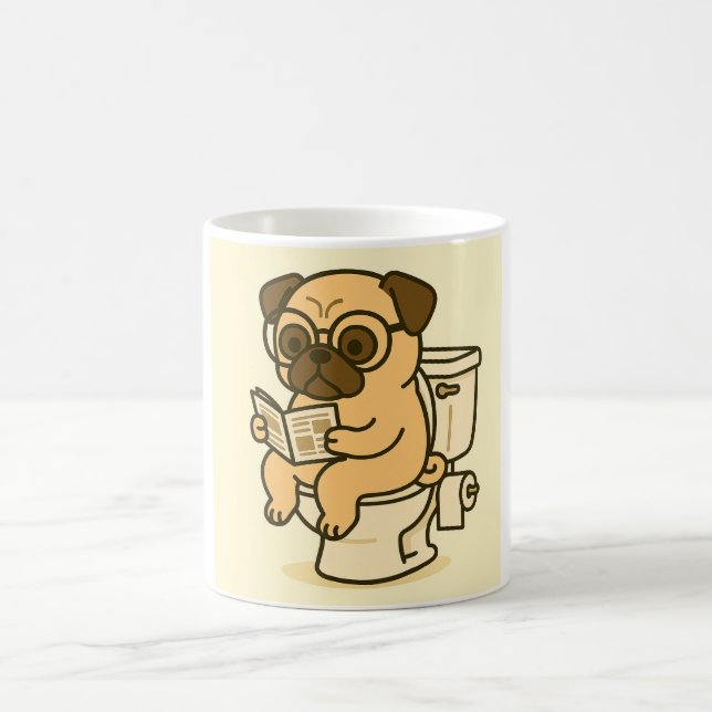 Café Caneca de cachorro engraçado (Centro)
