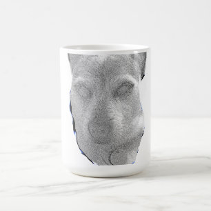 Café Caneca de Cachorro – Gráfico Minimalista de Filhot