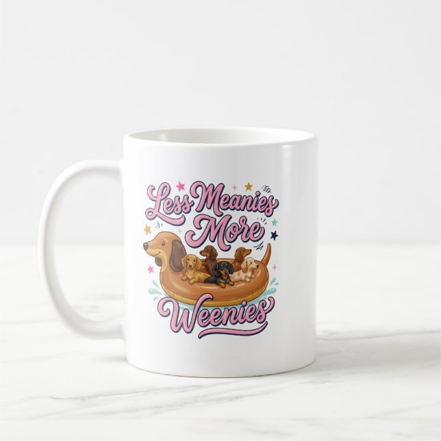 Café Caneca de cachorro vienense fofo (Esquerda)