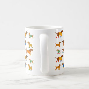 Café Caneca de Cachorros Fofos com Suéteres