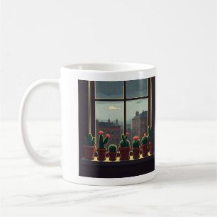 Café Caneca de cacto do jardineiro da cidade