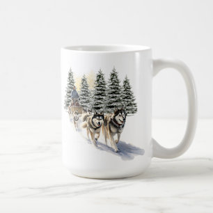 Café Caneca de Cães de Trineo