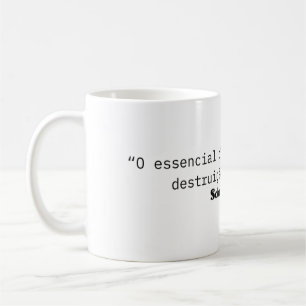 Café Caneca de Café: Citação de Schumpeter.
