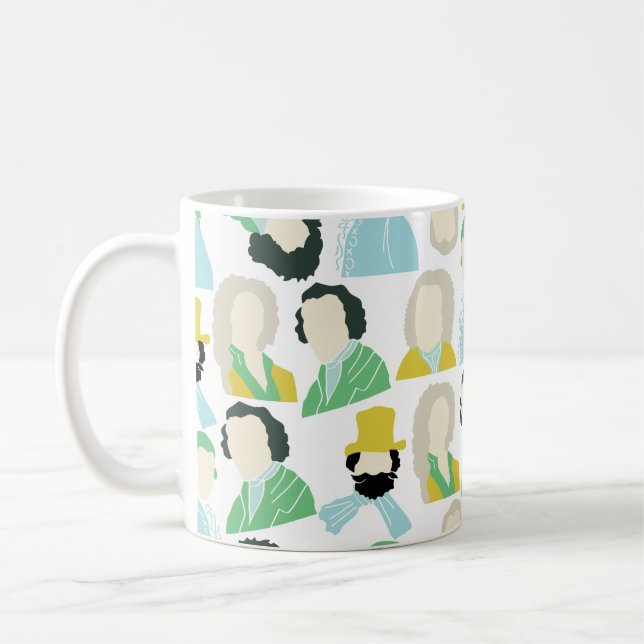 Café Caneca de café, compositores famosos (Esquerda)