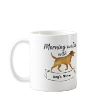 Caneca de Caminhadas Matinais Personalizadas Com L