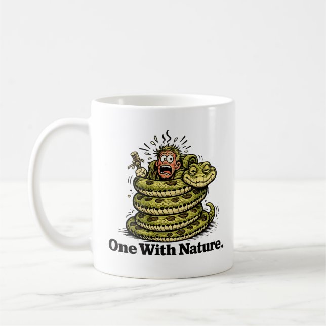 Café Caneca de caminhante um com a natureza (Esquerda)