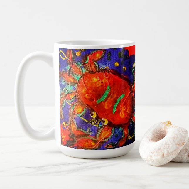 Café Caneca de Caranguejo (Com Donut)
