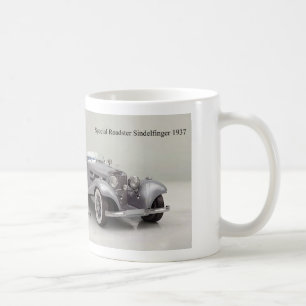 Café Caneca de carros clássicos
