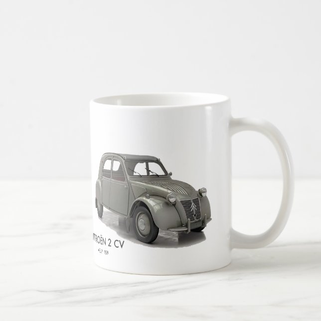 Café Caneca de carros clássicos (Direita)