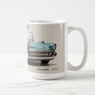 Café Caneca de carros clássicos