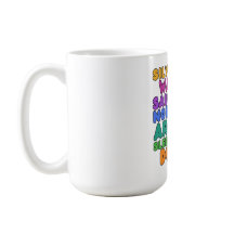 Caneca de Carta de Bolha Arco-Íris das Dunas de Ar