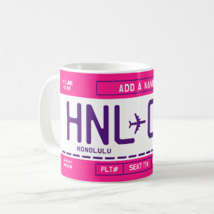 Café Caneca de Cartão de Embarque Feito para Você