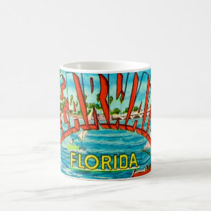 Café Caneca de cartão-postal antigo de Clearwater Flori