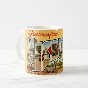 Café Caneca de Cartão Postal de Boas-Vindas Divertido M