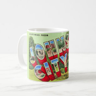 Café Caneca de cartão postal de Johnson City TN