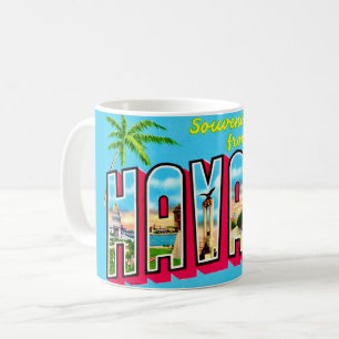 Café Caneca de cartão postal de lembrança de Havana Cub