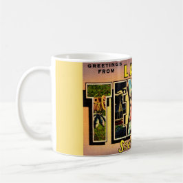 Café Caneca de cartão postal do Lago Texoma Oklahoma