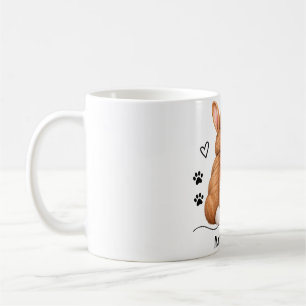 Café Caneca de Casal Coelho Personalizada