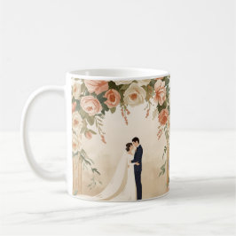 Café Caneca de Casamento Personalizada