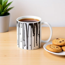 Café Caneca de Cascata de Metal