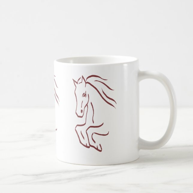 Café Caneca de cavalo (Direita)
