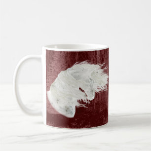 Café Caneca de Cavalos Friesian Winter Wonderland 2 Lad