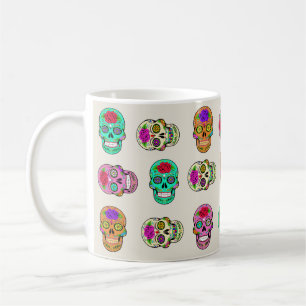 Café Caneca de Caveiras Açucaradas