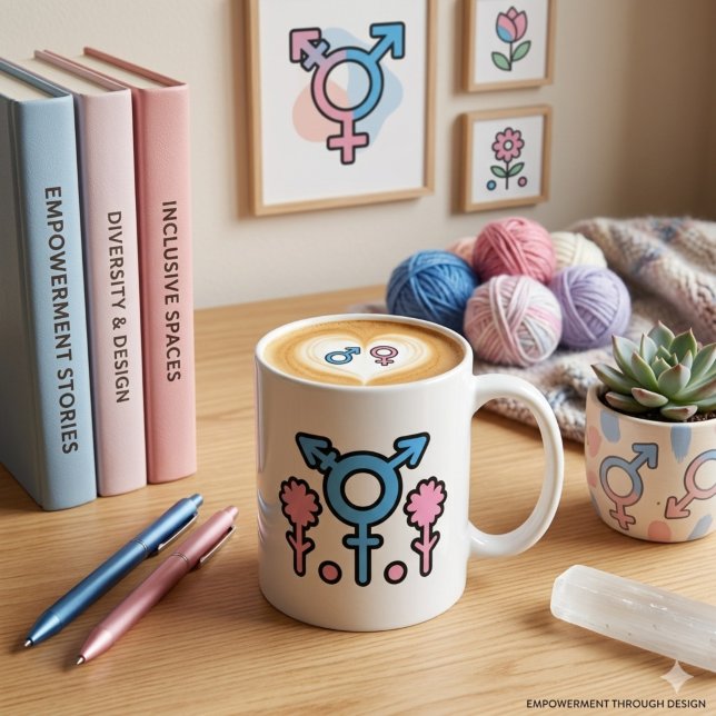 Café Caneca de Celebração da Flor da Orgulho (Criador carregado)