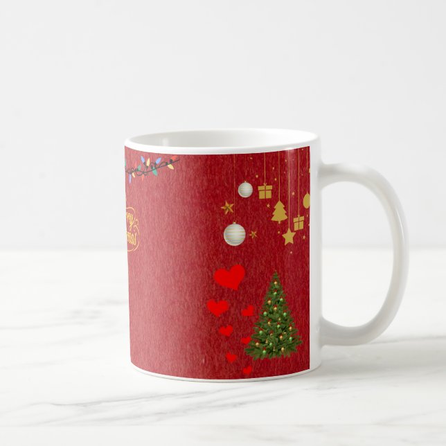 Café Caneca de Celebração de Ano Novo Feliz (Direita)